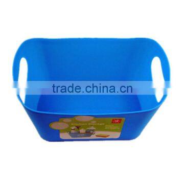 Plastic Shopping Basket Plastic Market Basket Handle Plastic Basket