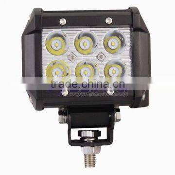 18W 4 Inch 6 X 3W IP67 Waterproof TRUCK/BOAT/JEEP/SUV LED Work Light Bar photo-4