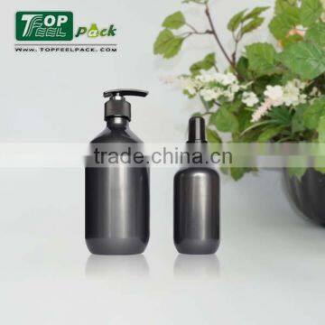 Plastic Amber Shampoo Lotion Bottle 500ml 400ml 300ml 200ml 150ml 100ml