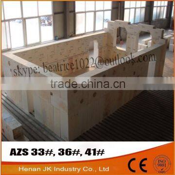 Refractory Fused Cast AZS Brick for Steel