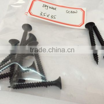 Drywall screw with fine and corse thread