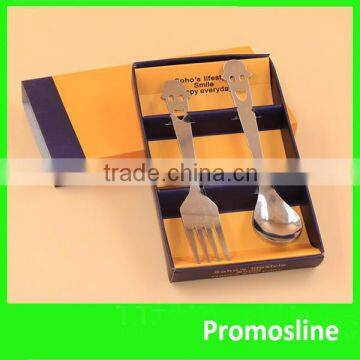 Hot Selling customized cutlery set stainless steel with color box