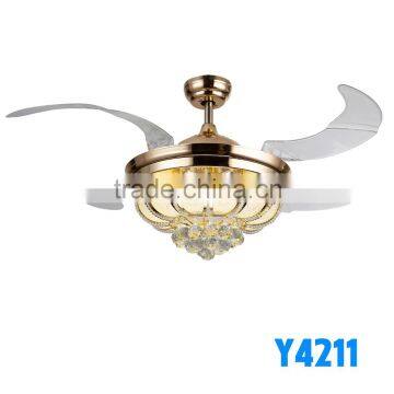 Decorative Ceiling Fan 60 Watts With LED Light European Design