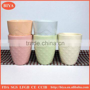 color mud soil porcelain cup dinner ceramic water mug bump carving sculpture new design