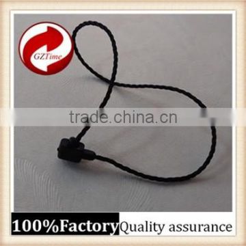 plastic hang tag cord Lock Seal Tags for garment and bag