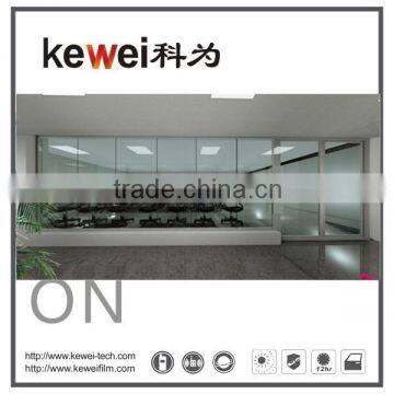 Opaque -transparent electronic smart window glass , smart glass for commerical