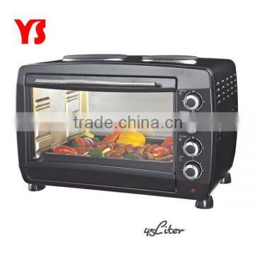 45L electric stove oven with convection and inner lamp