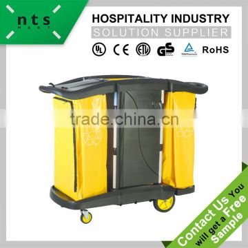 hotel guestroom double bags trolley