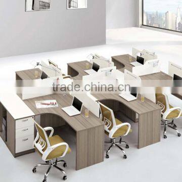 office used furniture modular partition cubicle 6 person workbench(SZ-WST649)