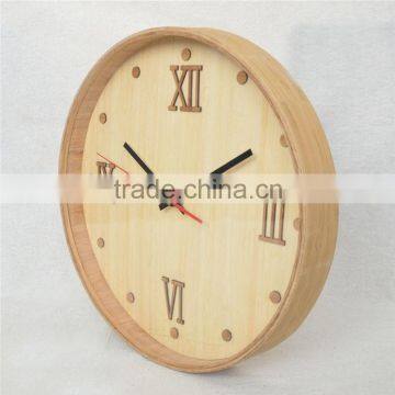home decor bamboo bell alarm desktop clock, bamboo desktop clock, bell alarm desktop clock