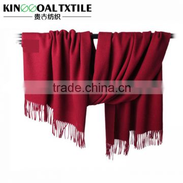 Luxury And Soft Wine Red Silk Blankets Natural Silk Throws With Fringe