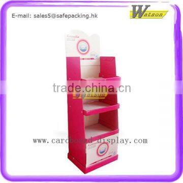 Promotion 4 Shelves Stand Corrugated Paper Supermarket Layer Display photo-1