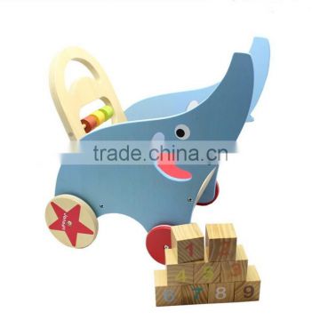 2015 Best Selling Solid Wood Blocks Wholesale New Baby Walker                        
                                                Quality Choice