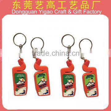 ISO9001 Factory custom soft pvc keychains, PVC keyring, souvenir key holder                        
                                                Quality Choice