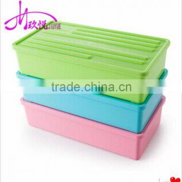 candy color multipurpose storage box with cover