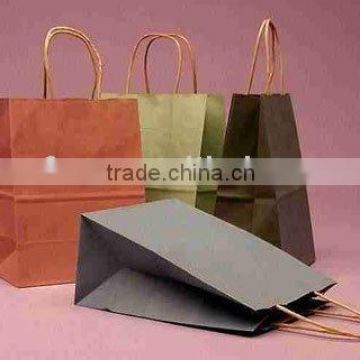 2011 off set white kraft shopping paper bag