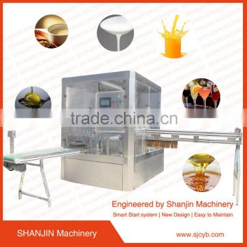 fully automatic spout pouch packing machine/price bag filling capping packing machine