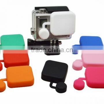 Silicone Cap for the housing of GoPro Hero3+ only, Color: Black, Blue, Green, Red, White, Pink, Rose GP132