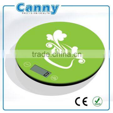 2016 Factory Cheapest Food Scale 100% ABS plastic Electronic Food & Kitchen Weing Scale with CE, RoHS, LFGB approval