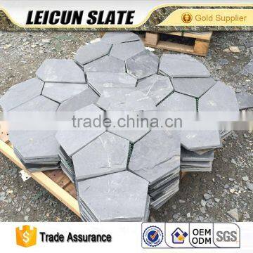 china anti-fade best design slate mesh paver tile