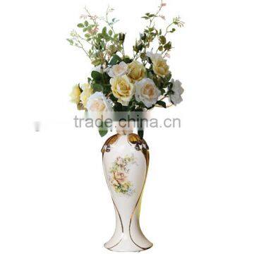 Classic European Style Ceramic Vase | Luxury Decorative Flower Vases