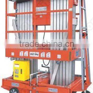 hot sale double aluminium mast building cleaning lift with CE