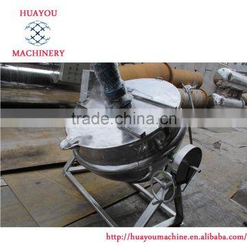 Steam Jacketed Cooking Kettle With Mixer Stainless Steel Kitchen Utensil Rack photo-2
