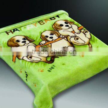 100% Plush Ployester Children Fluffy Blanke