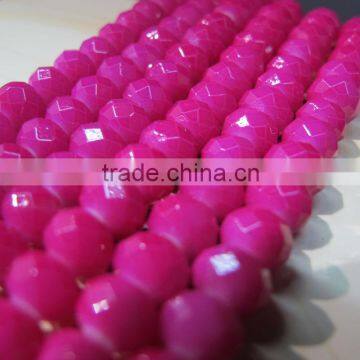 10mm Sales of neon color glass Rondelle beads BZ006