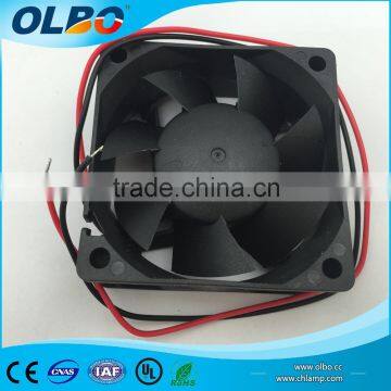 Factory supply OLBO high speed 5V 12V 24V 48V 60mm12V 60mm dc cooling fan DC12B6025H