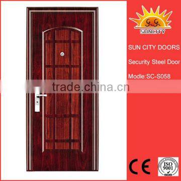 SC-S058 China's Best Quality Burglar Proof Steel Door Chinese Security Doors