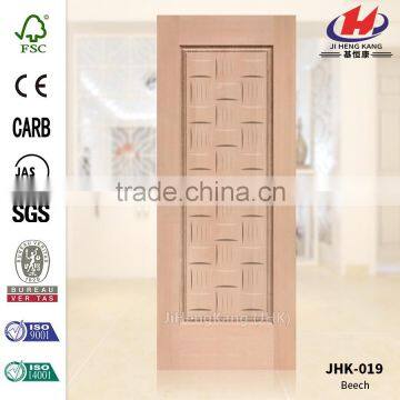 JHK-019 Door Supplier Popular Sale Economic MDF Beech Veneer Low Door Panel