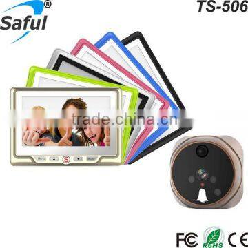 4.3 inch LCD Display 3X Digital Zoom 1.3 Mega Pixels Night Vision Digital Door Peephole Viewer Camera