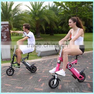 New Products 2016 Mini Folding Electric City Pocket Bike Two Wheel Chainless Motachie Aluminum Alloy Mountain Bike photo-5