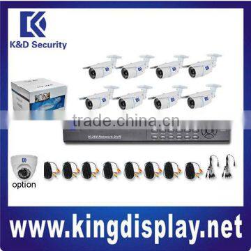 new arrival H.264 8 channel standalone DVR kit with 600tvl CCTV Cameras DIY Security packages