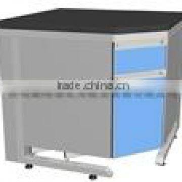 color customized laboratory steel corner bench