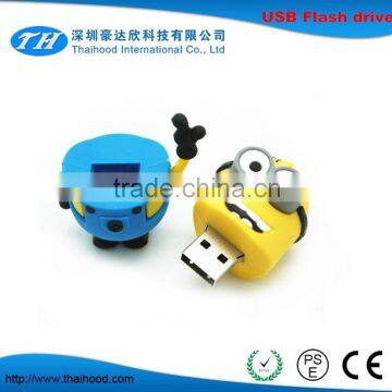 Best seller mini cartoon minion despicable usb flash drive