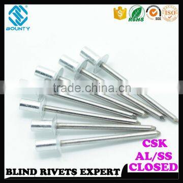 MANUFACTURER CSK HEAD AL/SS CLOSED END BLIND RIVETS photo-2