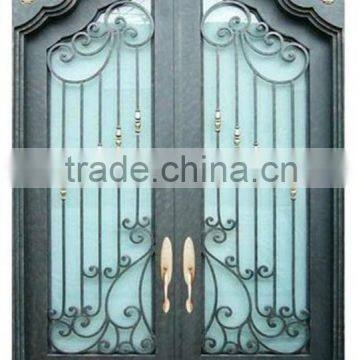 Top-selling galvanized wrought iron door gate handmade