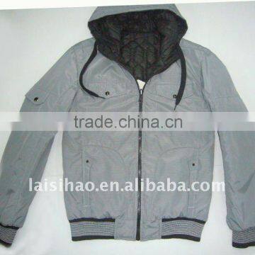 2011 men fashion reversible jacket model