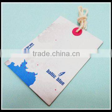 Silk-Screen-Print-Garment-Sample hang tags for garment /bag customized card