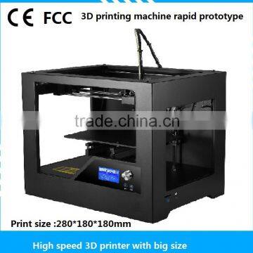 Shenzhen new Desktop household type FDM rapid prototyping 3D printer with LCD display for personal hobbies 3D printing machine