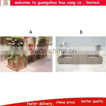 Guangzhou Good Quality beautiful outdoor square fence planter flower pots