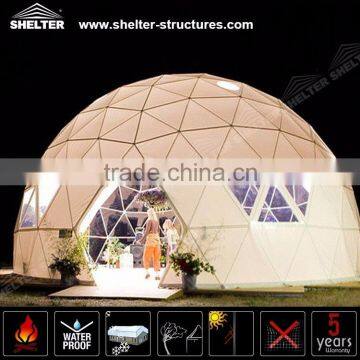 Spacious greenhouse geodesic dome tent for sale