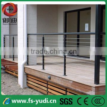 cable wrought iron stair railing systems