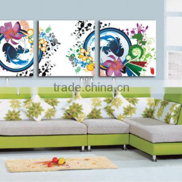 whosale custom flower painting canvas