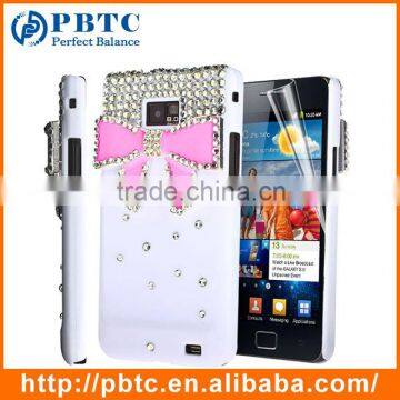 Set Screen Protector And Case For Samsung Galaxy S2 I9100 , Hard Plastic Factory Wholesale Popular 3D Mobile Phone Cover photo-4