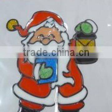 Hot-selling Waterproof Santa Sticker,Christmas Wall Sticker photo-3