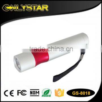 Onlystar GS-8018 factory supply high power 0.5w led geepas torch