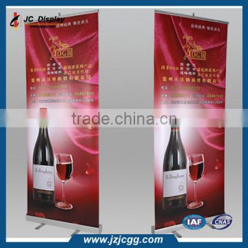 Aluminum frame and pvc graphic Advertising roll up banner stand